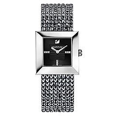 Elis Lady - Jet Hematite, Crystal Mesh