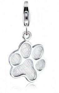 Charm Katzenpfote Sterlingsilber