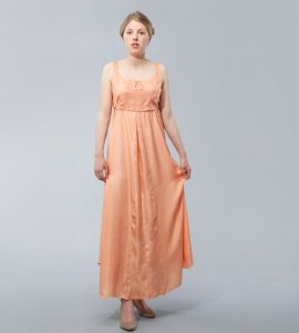 EMPIREKLEID AUS SEIDE ROND DE JAMBE