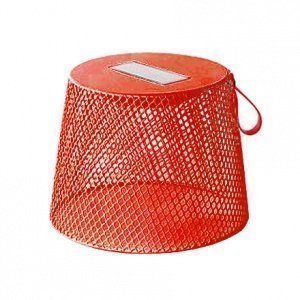 Emu - Ivy niedriger Tisch / Pouf, rot-or