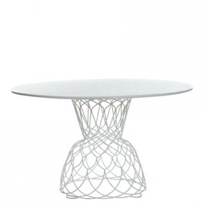 Emu - Re-Trouvé, runder Tisch, weiß