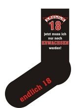 Endlich 18 erwachsen werden Socken