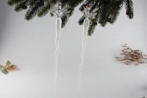 Engel Eiszapfen 2er-Set 29cm