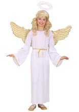 Engel Kinderkostüm Mädchen weiss-gold