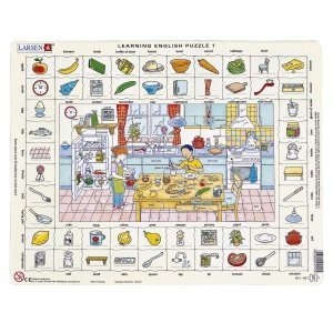 Englisch-Puzzle "Küche"