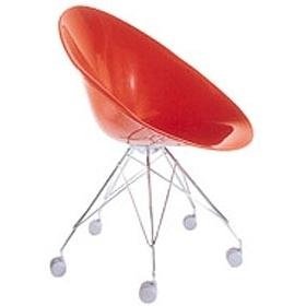 ERO/S 4839E1 Rollen-Schalensessel gelb v