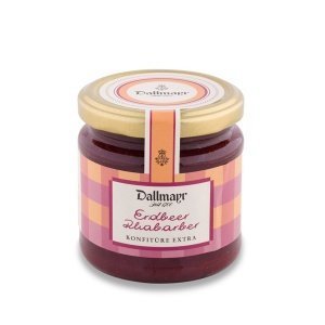 Erdbeer-Rhabarber-Konfitüre Dallmayr, Lü