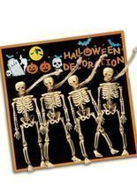 Erhängtes Skelett Grusel Dekoration 15cm