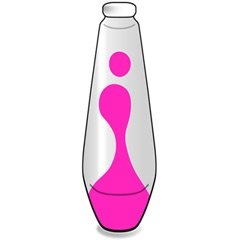 Ersatzflasche Pink-Transparent für Mathm