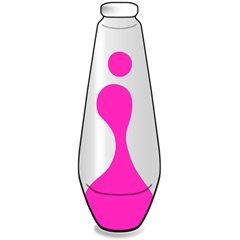 Ersatzflasche Pink-Transparent für Mathm