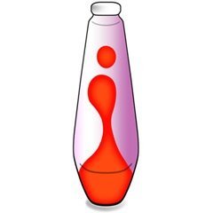 Ersatzflasche Violett-Rot für Mathmos Te