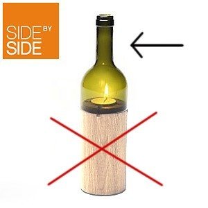 Ersatzglas zum side by side Teelichthalt