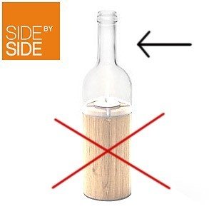 Ersatzglas zum side by side Teelichthalt