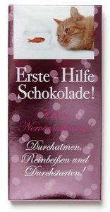 Erste Hilfe Schokolade