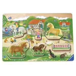 Erstes Spielpuzzle "Ponyhof"