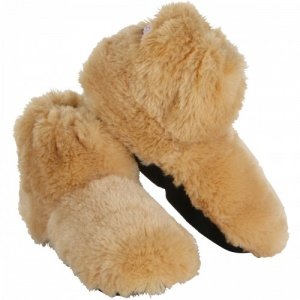 Erwärmbare Kuschel-Boots - Beige S