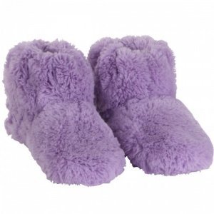 Erwärmbare Kuschel-Boots - Lila L