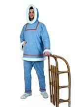 Eskimo Inuit Kostüm blau-weiss