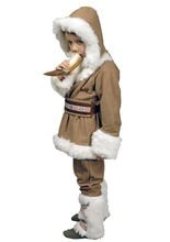 Eskimo-Junge Inuit Kinderkostüm braun-we