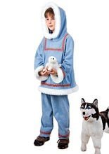 Eskimo-Junge Kinderkostüm blau-weiss