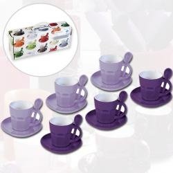Espresso-Set lila/ flieder