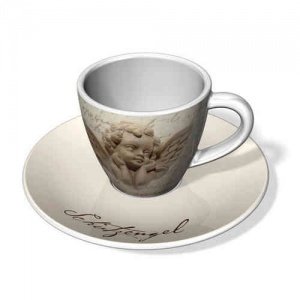 Espresso-Tasse -Schutzengel-, la vida