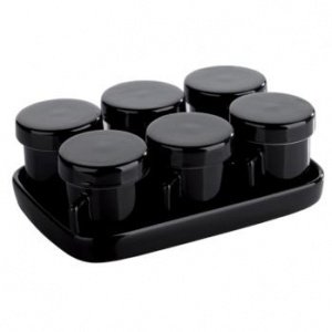 Espressoset Coffee Time schwarz 13-teili