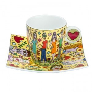 Espressotasse James Rizzi A cup of love 