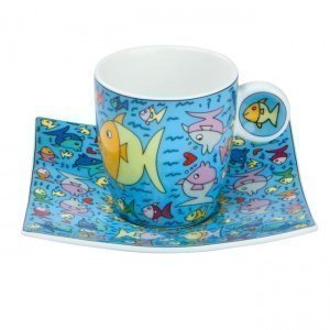 Espressotasse James Rizzi Sea the love 2