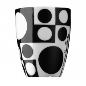 Espressotasse Panton 2er Set schwarz Lim