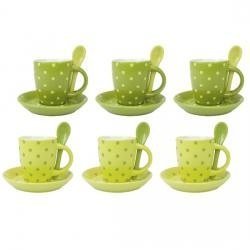 Espressotasse Puntini grün