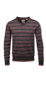 Essential Baumwoll Streifenpulli