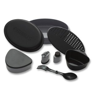 Essgeschirr Set 8-teilig schwarz