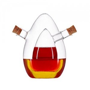 Essig- und Öl-Spender aus Glas, 2in1, Karaffe, edeles Design