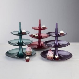 Etagere Babell M solid pearl-aubergine