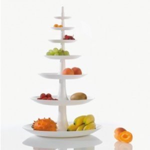 Etagere Babell XL solid weiß