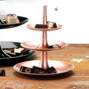 Etagere Babell XS solid kupfer