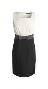 Etui-Kleid aus Baumwollmischung