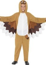 Eule Kinderkostüm braun