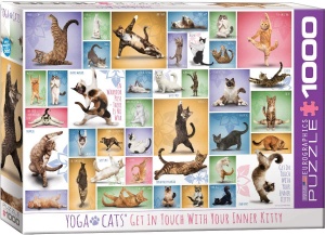 Eurographics 1000 Teile - Yoga Katzen