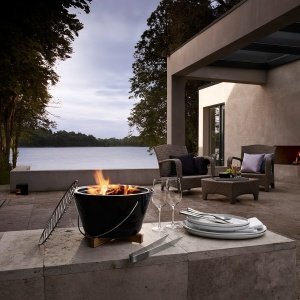 Eva Solo Tischgrill Holzkohle schwarz 30