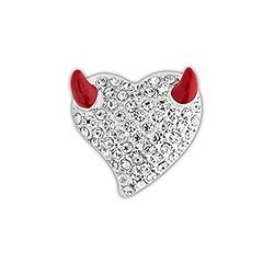 Evil Heart Charm Clip