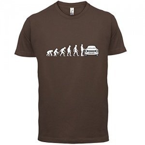 Evolution of Man Ford Escort T-Shirt
