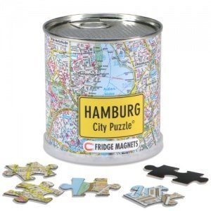 Extragifts City Puzzle Magnets - Hamburg