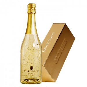 Extravaganter Goldsekt
