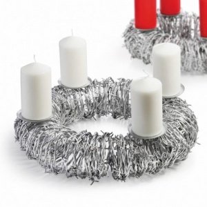 * FAMILIENFEST Stacheldraht-Adventskranz