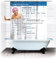Facebook Duschvorhang