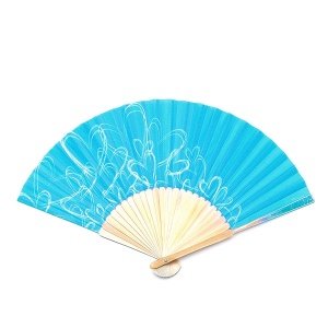 Fächer Herzen 6 St., türkis