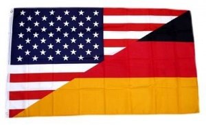 Flagge Deutschland / USA