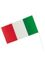 Fahne Italien Fußball Fanartikel rot-wei